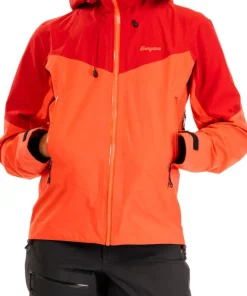 Bergans Women's Rabot Alpine 3L Shell Jacket Peachy Red/red