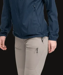 Bergans Women's Rabot Windbreaker Jacket Navy Blue