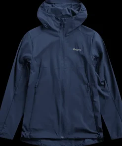 Bergans Women's Rabot Windbreaker Jacket Navy Blue