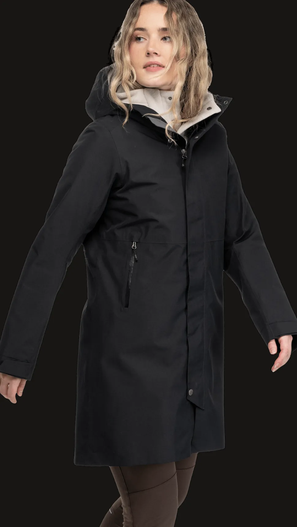 Bergans Women's Urban 2L Shell Coat Black/black