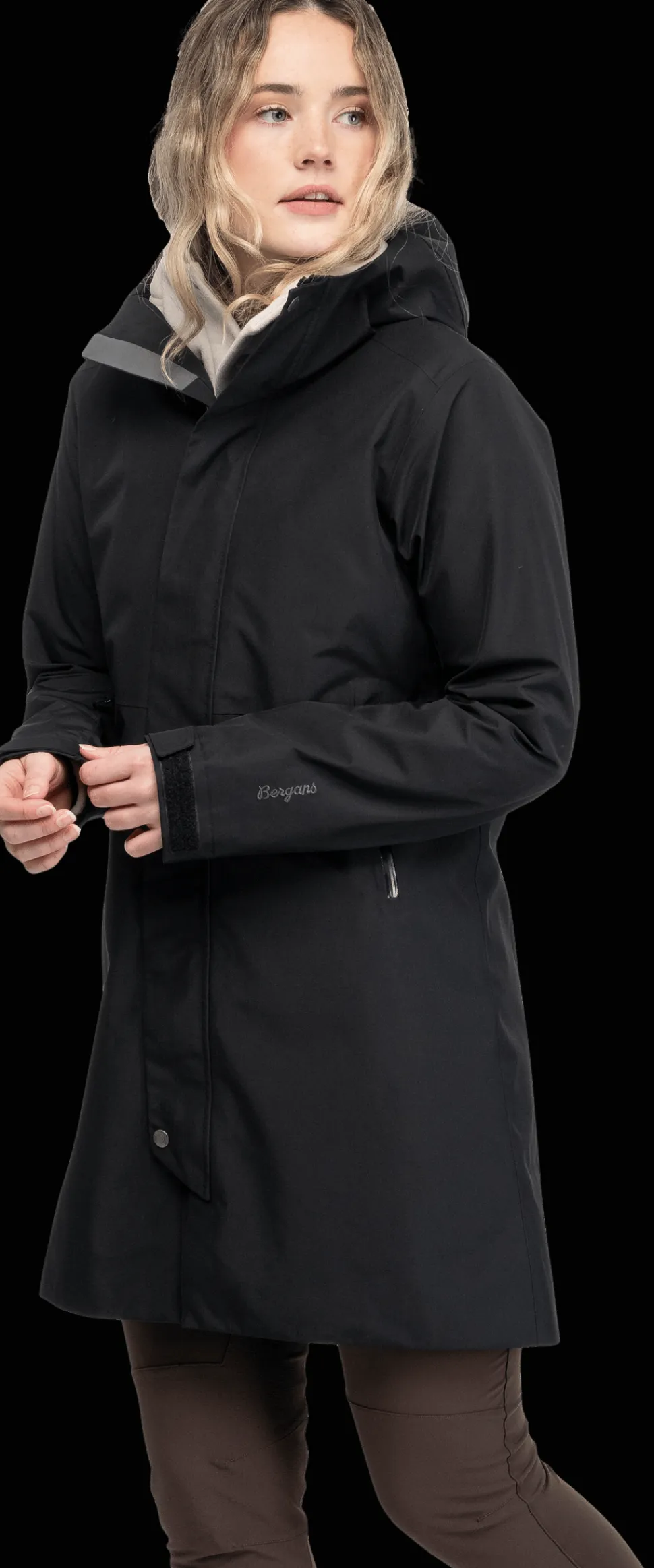 Bergans Women's Urban 2L Shell Coat Black/black
