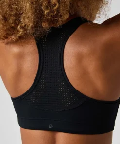 Björn Borg Women's Borg Mid Support Sports Bra Black Beauty