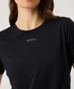 Björn Borg Women's Borg Performance Feather T-Shirt Black Beauty
