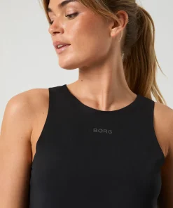 Björn Borg Women's Borg Running Feather Tank Black Beauty