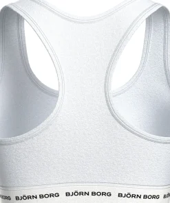 Björn Borg Women's Logo Soft Top 1p Brilliant White
