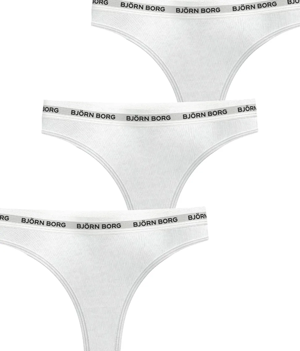 Björn Borg Women's Logo Thong 3-pack Multipack 2