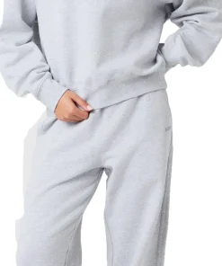 Björn Borg Women's Studio Oversized Sweatshirt Light Grey Melange