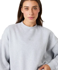 Björn Borg Women's Studio Oversized Sweatshirt Light Grey Melange