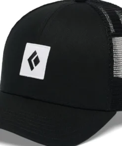 Black Diamond Men's Trucker Hat Black-black-white Icon Patch