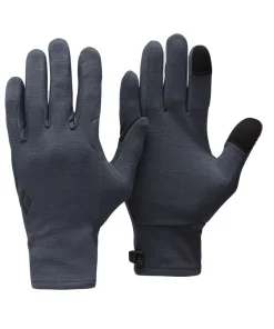 Black Diamond Midweight Wool Liners Charcoal