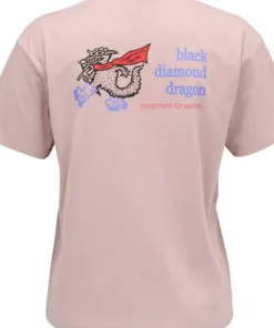 Black Diamond Women's BD Dragon Short Sleeve Tee Pale Mauve