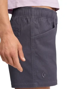 Black Diamond Women's Dirtbag Twill Shorts Charcoal