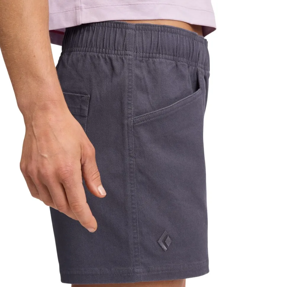 Black Diamond Women's Dirtbag Twill Shorts Charcoal