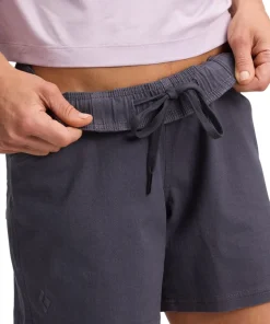 Black Diamond Women's Dirtbag Twill Shorts Charcoal