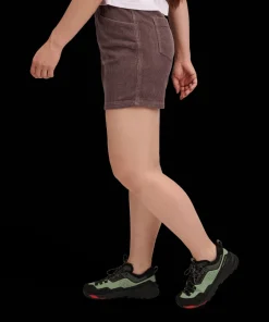 Black Diamond Women's Dirtbag Corduroy Shorts Dark Mauve