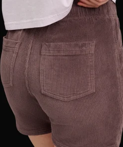 Black Diamond Women's Dirtbag Corduroy Shorts Dark Mauve