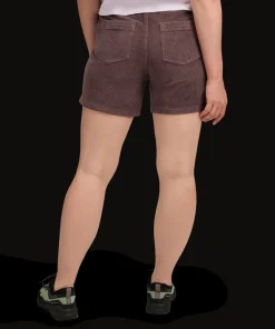 Black Diamond Women's Dirtbag Corduroy Shorts Dark Mauve