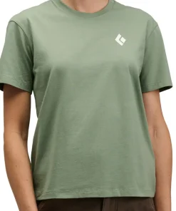 Black Diamond Women's Equipment For Alpinist Ss Tee Laurel Green