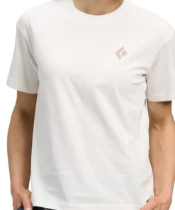 Black Diamond Women's Heritage Badge Short Sleeve Tee Off White