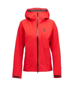 Black Diamond Women's Highline Stretch Shell Coral Red