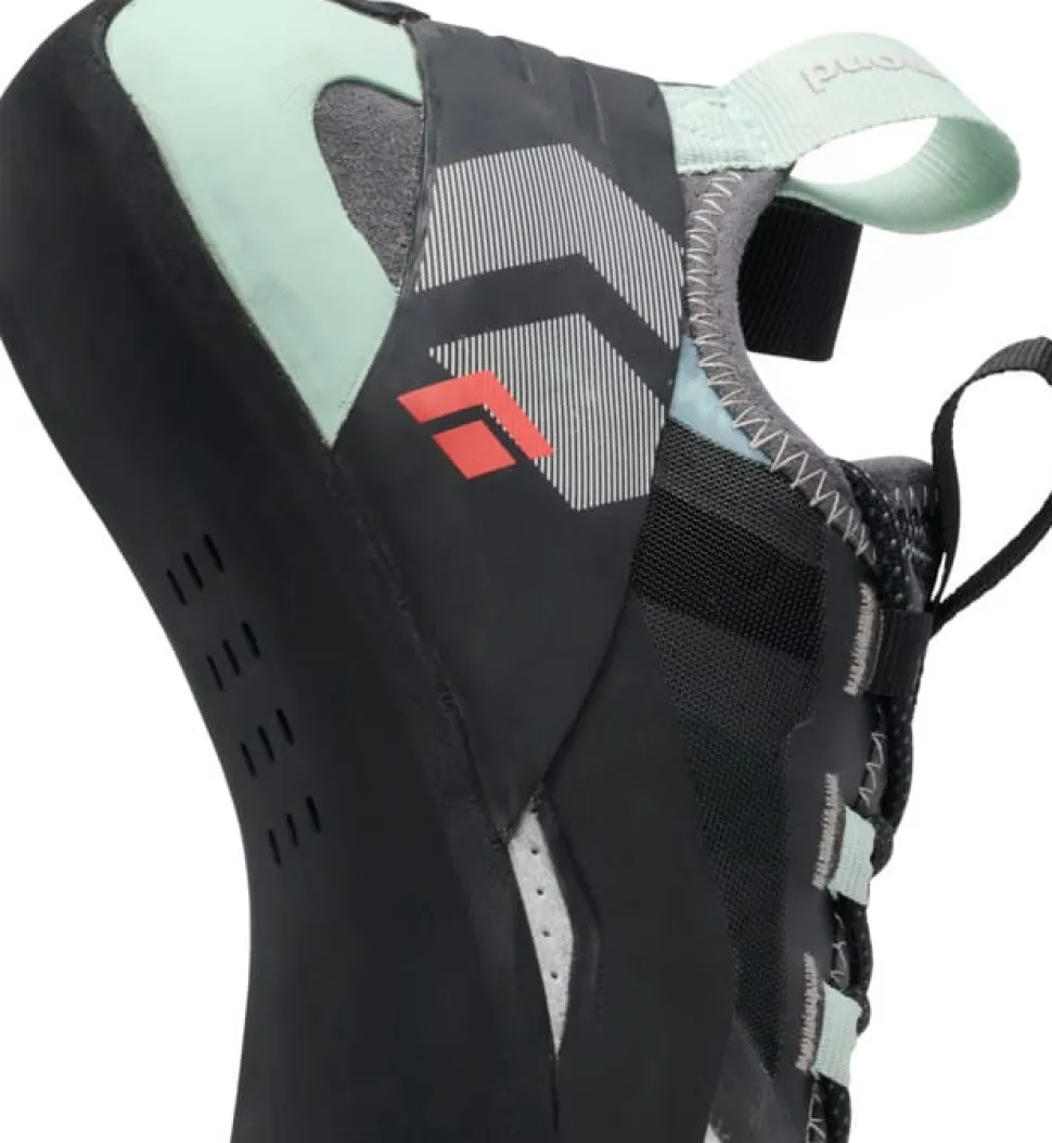 Black Diamond Women's Momentum Lace Climbing Shoes Foam Green-alloy