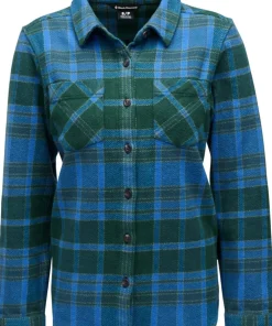 Black Diamond Women's Project Heavy Flannel Deeps Woods-midnight Blue