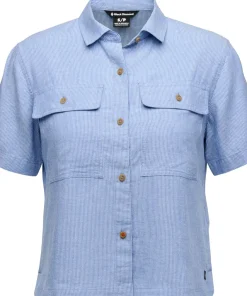 Black Diamond Women's Scenic Route Ss Shirt Creek Blue-glacier