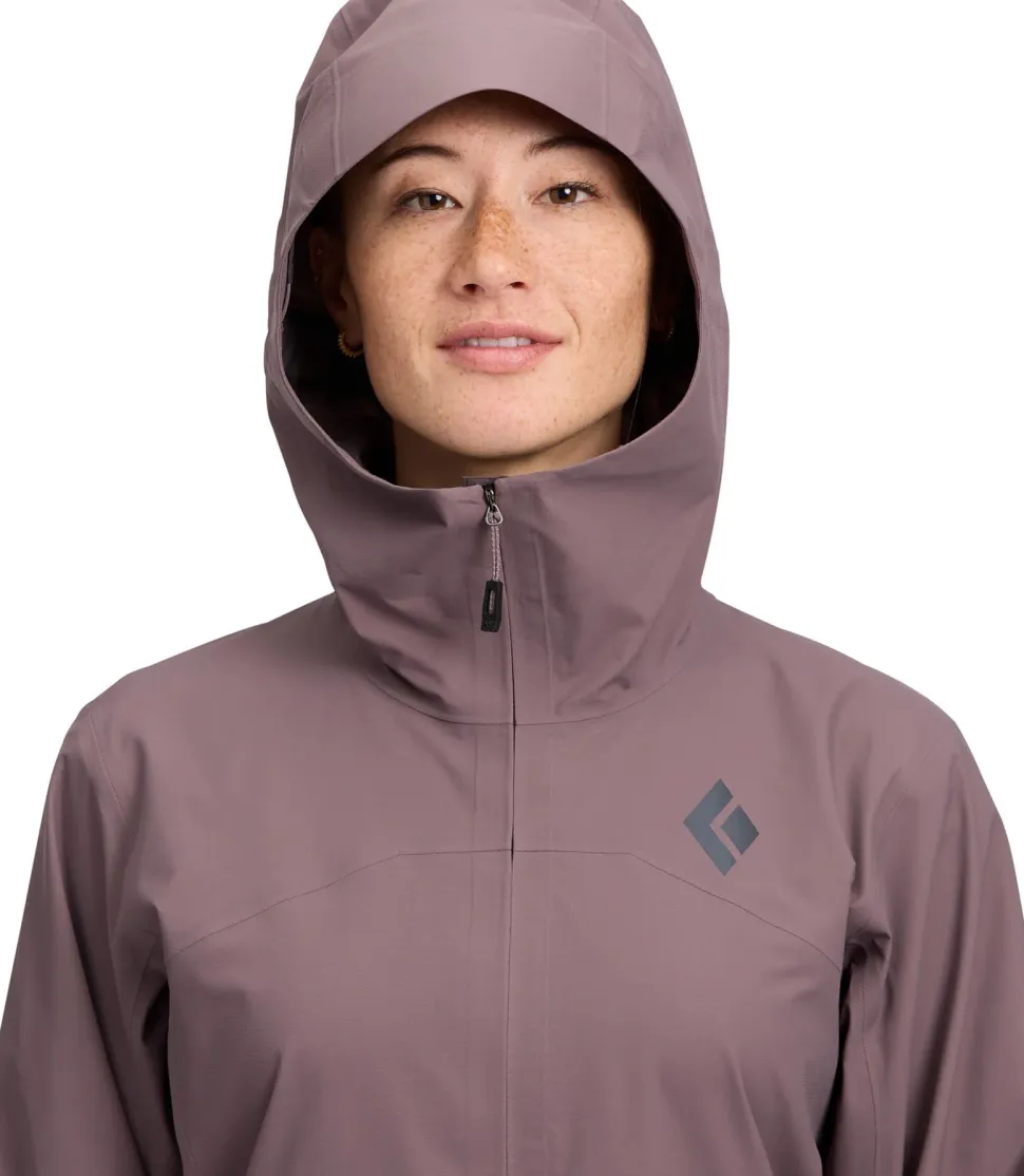 Black Diamond Women's Strataline Stretch Shell Dark Mauve