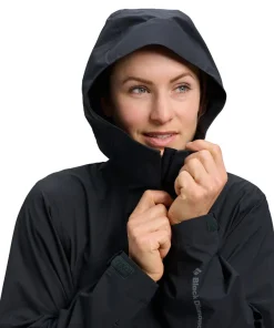Black Diamond Women's Strataline Stretch Shell Black