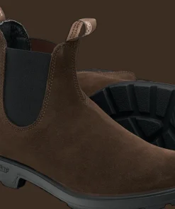 Blundstone Unisex 2410 Suede Chelsea Boots Brown
