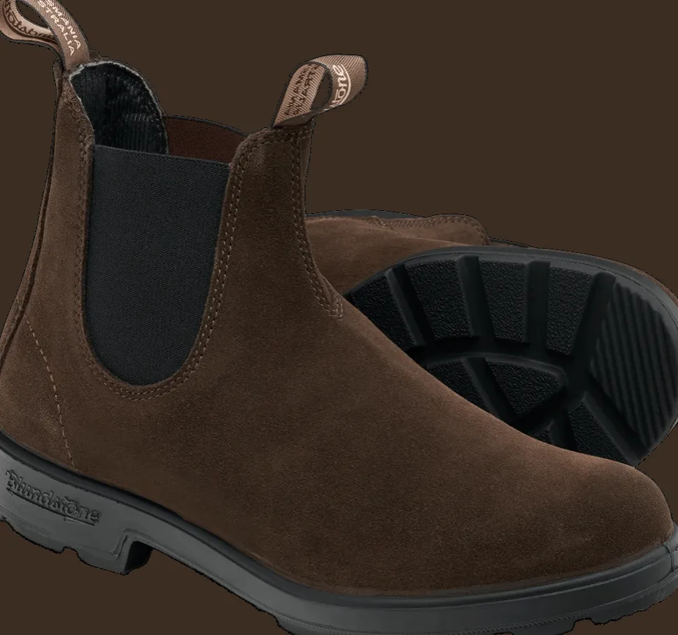 Blundstone Unisex 2410 Suede Chelsea Boots Brown