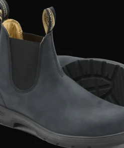 Blundstone Unisex Casual Chelsea Boots #587 Rustic Black