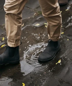 Blundstone Unisex Casual Chelsea Boots #587 Rustic Black