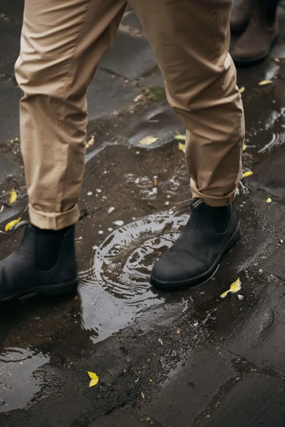 Blundstone Unisex Casual Chelsea Boots #587 Rustic Black