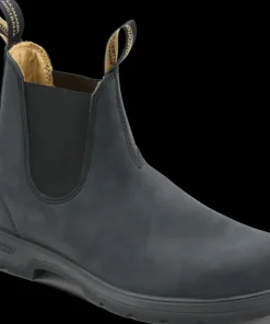 Blundstone Unisex Casual Chelsea Boots #587 Rustic Black