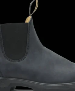 Blundstone Unisex Casual Chelsea Boots #587 Rustic Black