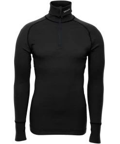 Brynje Unisex Arctic Zip Polo Shirt Black