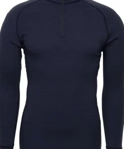 Brynje Unisex Arctic Zip Polo Shirt Navy