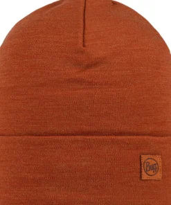 Buff Merino Heavyweight Beanie Solid Cinnamon