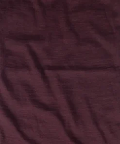 Buff Merino Lightweight Neckwear Solid Garnet