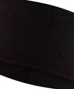 Buff Merino Wide Headband Solid Black