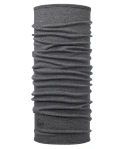 Buff Midweight Merino Wool Tubular Light Grey Melange