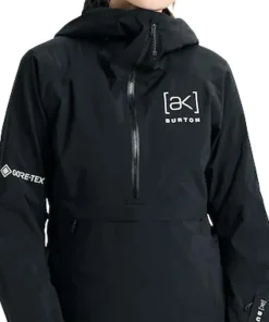 Burton Womens Ak Gore Kimmy Anorak True Black