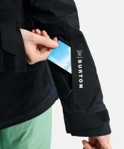 Burton Womens Ak Gore Kimmy Anorak True Black