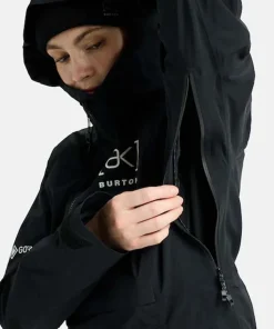Burton Womens Ak Gore Kimmy Anorak True Black