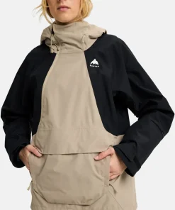 Burton Women's Reserve Relaxed Anorak Summit Taupe/True Black