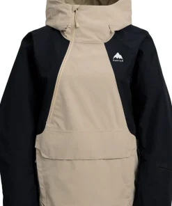 Burton Women's Reserve Relaxed Anorak Summit Taupe/True Black