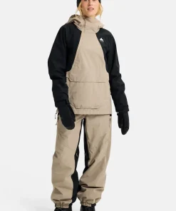 Burton Women's Reserve Relaxed Anorak Summit Taupe/True Black