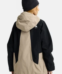 Burton Women's Reserve Relaxed Anorak Summit Taupe/True Black