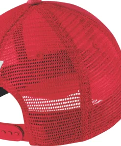 Carhartt Canvas Mesh-Back Logo Graphic Cap Fire Red